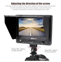 Viltrox DC-70EX 4K HD de 7 pouces À Clipser SDI/Sortie D'entrée Caméra Vidéo de Moniteur D'affichage À CRISTAUX LIQUIDES pour Canon Nikon Pentax Olympus DSL