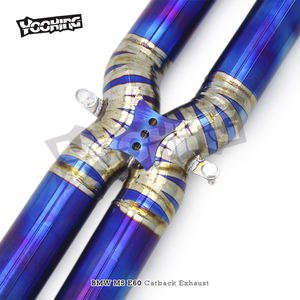 ODM Performance Catback per <span class=keywords><strong>BMW</strong></span> <span class=keywords><strong>M5</strong></span> <span class=keywords><strong>E60</strong></span> 5.0 2003-2010 auto da corsa scarico titanio viola Valvetronic silenziatore - Product Image 3