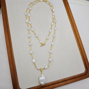 <span class=keywords><strong>Collier</strong></span> élégant en perles d'eau douce naturelles, chaîne <span class=keywords><strong>de</strong></span> pull, perles baroques, <span class=keywords><strong>collier</strong></span> pour <span class=keywords><strong>femme</strong></span>, cadeau <span class=keywords><strong>de</strong></span> bijoux - Product Image 6