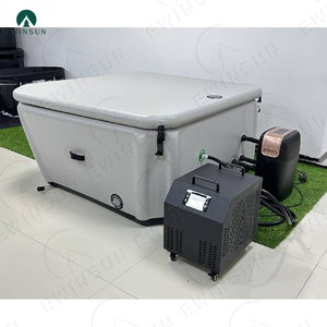 Winsun Design moderno due-in-uno vasca da bagno gonfiabile calda <span class=keywords><strong>e</strong></span> fredda per il recupero del bagno di ghiaccio <span class=keywords><strong>e</strong></span> <span class=keywords><strong>relax</strong></span> <span class=keywords><strong>Spa</strong></span> - Product Image 2