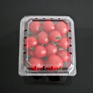 Caja de plástico desechable para fruta, contenedor, bandeja para fruta, embalaje de concha de ampolla transparente, rectangular plegable para mascotas - Product Image 6