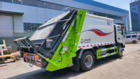 Camion compacteur à ordures électrique Dongfeng 4X2 210KWH 12CBM pour la collecte des déchets urbains, batterie CATL, moteur écoénergétique