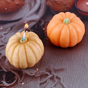 Pumpkin Silicone Mold For Cake Decorating Halloween Candle Chocolate Mousse Mold Transparent White Shape 3D DIY Craft Mold - Product Image 2