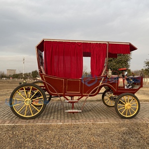 Coches Nuevos, Coche Rojo con Asientos Rojos, Coche Turístico, Carruaje Eléctrico, Carruaje para Bodas en Venta, Carruaje Eléctrico - Product Image 3
