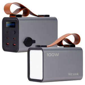 Wholesale 100W 80000mAh Portable Power Bank with 120W Cigarette <strong>Lighter</strong> - 21700 Battery, LED Display, Fast Laptop Charging - Product Image 1