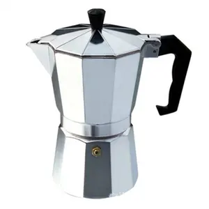 Stovetop Espresso Maker ý Moka cà phê nồi Moka nồi Đen nhôm Moka nồi cà phê Maker