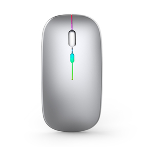 La fábrica suministra el producto más popular ratón de juego RGB recargable tipo C de modo dual. - Product Image 4