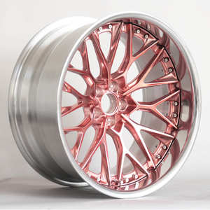 ล้อฟอร์จ 18 นิ้ว 5x108 สีโรสโกลด์ ล้อ 19 นิ้ว ขอบสแต็กเกอร์ 5x120 - Product Image 1