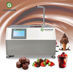 Máquina Portátil Pequeña de 5.5l y 250kg para Derretir y Templar Chocolate y Leche con Dispensador y Molde - Product Image 1