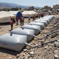 Réservoir souple pliable en PVC de 900 L pour l'irrigation, l'eau potable et les secours en cas de catastrophe