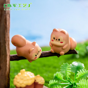 Mini décorations suspendues DIY pour <span class=keywords><strong>jardin</strong></span> : adorable creux d'arbre pour écureuils, accessoires de paysagisme Weij - Product Image 4