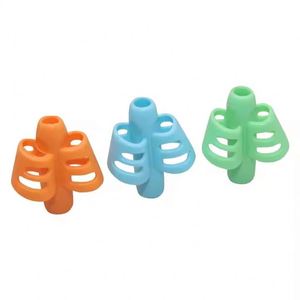 Poignées de crayon en silicone souple pour enfants, forme mignonne, correction de l'écriture, prise en main facile avec grip en caoutchouc - Product Image 5