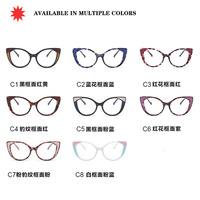 Moda ojo de gato computadora anti-azul gafas moda protección ocular gafas marco