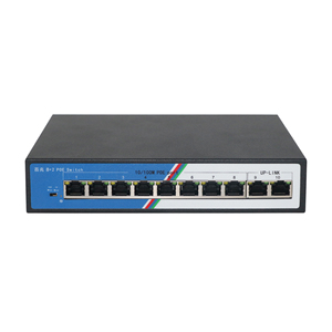 Switch PoE 8 cổng không quản lý với 2 cổng Uplink, tốc độ mạng 2Gbps, thiết kế kim loại gắn tường, hiệu năng cao, bảo mật, có sẵn trong kho - Product Image 3