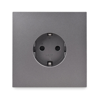 Enchufe de Pared LangYeao EU con USB Tipo-C, Panel de Vidrio Templado 16A 220V V0 Ignífugo con Obturador de Seguridad
