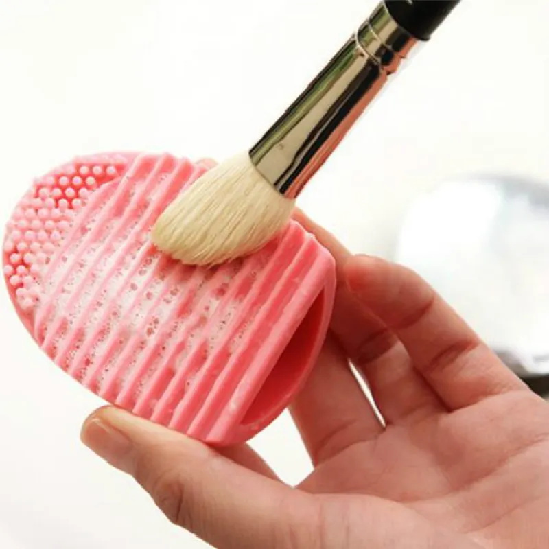 Wholesale cosmetic make up washing Tool makeup brush Cleaner Pad Silicone brush cleaner