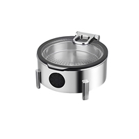 Chauffe-Plat Électrique Intelligent à Commande Tactile, Réchaud de Buffet en Acier Inoxydable, Double Fonction Chauffage et Stockage Alimentaire pour Hôtels et Traiteurs