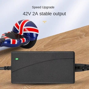 Pengisi Daya Sepeda Keseimbangan Anak Roda Dua 6V Adaptor Daya VA Kepala Bulat Tiga Lubang ABS KDH-CH-227 Universal untuk Hoverboard - Product Image 3