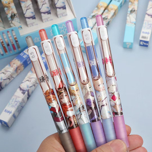 Bolígrafo de Gel Estilo Anime 0.5mm Impresión Digital Plástico Uso Escolar y de Oficina - Product Image 1