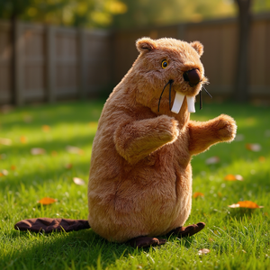 Peluche de Castor de 40 cm, Juguete de Peluche Suave para Mascotas - Product Image 3