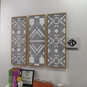 93x32cm नक्काशीदार लिविंग रूम डाइनिंग रूम होमस्टे सोफा पृष्ठभूमि दीवार और दीवार लटका सजावटी पेंटिंग - Product Image 5