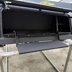 Système de cuisine de camion de luxe pliable avec couvercle supérieur rigide et boîte de rangement en acier en aluminium durable conception de <span class=keywords><strong>tente</strong></span> de voiture - Product Image 1
