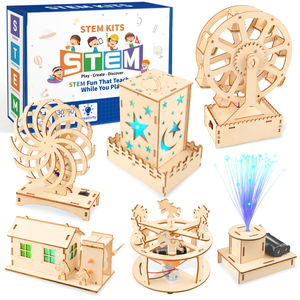 ของเล่นไม้คุณภาพสูงสำหรับเด็ก ชุดวิทยาศาสตร์ ของเล่นมอนเตสซอรี่ ชุดโครงการวิทยาศาสตร์เพื่อการศึกษา - Product Image 1