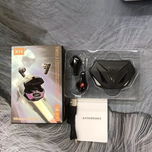 X15 Tws5.3 หูฟังไร้สายประเภท C ชาร์จ IpX4 ชุดหูฟังสำหรับเล่นเกมบลูทูธ 5.0 สำหรับอีสปอร์ต - Product Image 1