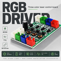 Carte de circuit imprimé pour pilote laser RVB ZhonNa, rouge, vert, bleu, trois couleurs, pour équipement d'éclairage de scène laser, pièces et accessoires d'installation
