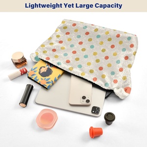 Sacs à bandoulière en polaire d'agneau pour femmes avec logo personnalisé, sacs de shopping chauds et moelleux en fourrure pour l'hiver, sacs fourre-tout mignons pour filles - Product Image 5