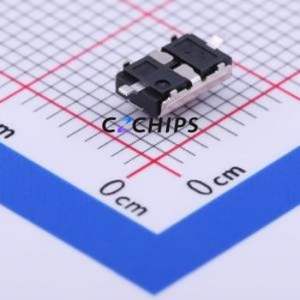 TMG-325R-V-T/R Tactile Switch SMD,3.7x6mm Switch Single Pole Single Throw Round Button Vertical Mount 6mm - Product Image 2