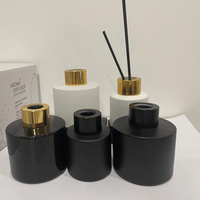 Bouteille diffuseur de parfum en verre de luxe vide avec bouchon doré, 50 ml et 100 ml, pour bâtonnets diffuseurs et huiles aromatiques – Vente en gros