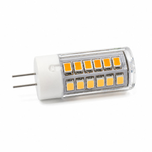 หลอดไฟ LED ขั้ว G4 แบบข้าวโพด 3W ปรับความสว่างได้ SMD 2835 พลาสติก+เซรามิก G4 หลอดไฟ LED เปลี่ยนสีได้ - Product Image 1