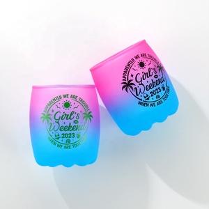 <span class=keywords><strong>Bicchierini</strong></span> colorati personalizzati da 2 once da 60ml di vino in bianco sublimazione Whiskey Shot in <span class=keywords><strong>vetro</strong></span> Espresso colpi di piccolo proiettile - Product Image 3