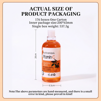 Sérum Liquide Éclaircissant Hydratant Visage & Corps à la Niacinamide, Vitamine C et AHA, Marque Privée OEM, 500ml