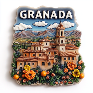 Imán de Resina Personalizado al por Mayor, con Efecto de Relieve 3D e Impresión UV, para Decoración del Hogar y Recuerdos de <span class=keywords><strong>Granada</strong></span> - Product Image 5