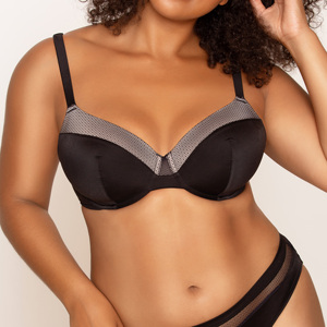 Ladymate ODM/OEM Soutien-gorge T-Shirt rembourré pour femmes Soutien-gorge à armatures pour femmes Soutien-gorge à armatures pour femmes 32D - 42F Soutien-gorge complet grande taille - Product Image 2