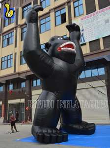 Prezzo di fabbrica gigante gonfiabile pubblicità animale modello Gorilla gonfiabile palloncino per la promozione - Product Image 4