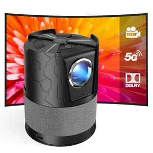 Gift for Kids CAIWEI A3+ 7500lm Autofocus Movie Home Theater Projector with Phone Tablet and PC