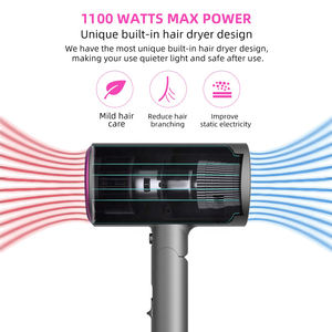 Logitech — sèche-<span class=keywords><strong>cheveux</strong></span> pliable de voyage à 2 vitesses, usine, moteur à courant continu, usage domestique, hôtel, Mini sèche-<span class=keywords><strong>cheveux</strong></span> - Product Image 3