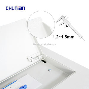 Panneau <span class=keywords><strong>électrique</strong></span> de boîte de panneau de distribution d'énergie de construction en acier MCB avec le couvercle en métal - Product Image 6