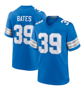 Vente en gros de maillots de football pour hommes Detroit City 20 # Sanders 0 # Jahmyr Gibbs 14 # Maillot de football américain cousu St. Brown Limited - Product Image 3