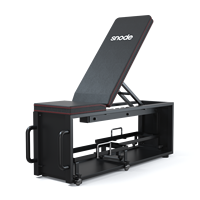 SNODE Caja de Fitness 4 en 1, Banco de Pesas Ajustable, Plataforma Pliométrica Aeróbica, Equipo de Entrenamiento de Fuerza para Todo el Cuerpo para Gimnasio en Casa