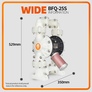 Bomba de Diafragma de Polipropileno (PP) GODO BFQ-25S de 1 Pulgada para Ácido y Aire, Uso Marino y Producción Profesional - Product Image 5