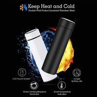 Gobelet intelligent avec Logo personnalisé, bouteille d'eau avec infuseur à thé, affichage de la température par Led, maintient chaud au froid, vente en gros, ml