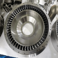 Usinage CNC 5 axes sur mesure en acier inoxydable 17-4PH pour rotors et disques de turbines à vapeur et de compresseurs centrifuges