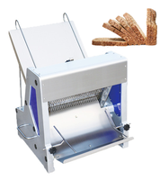 Sécurité Swift Pain Trancheuse Hot Dog Automatique Toast Industriel Pain Gâteau Cuisine Cutter Électrique
