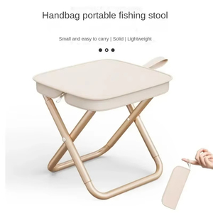 Outdoor Chair Camping Portable <b>Folding</b> Foldable Fishing Chair <b>Stool</b> Seat Hiking Tools Picnic Camping <b>Stool</b> MIni Storage - Product Image 4