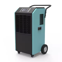 Déshumidificateur haute capacité 90L/D avec contrôle automatique de l'humidité pour usage domestique et commercial