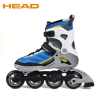HEAD Chaussures de roller haut de gamme pour sports de plein air, nouveau design, noir/rose, denim/cuir, pour adultes, vente en gros